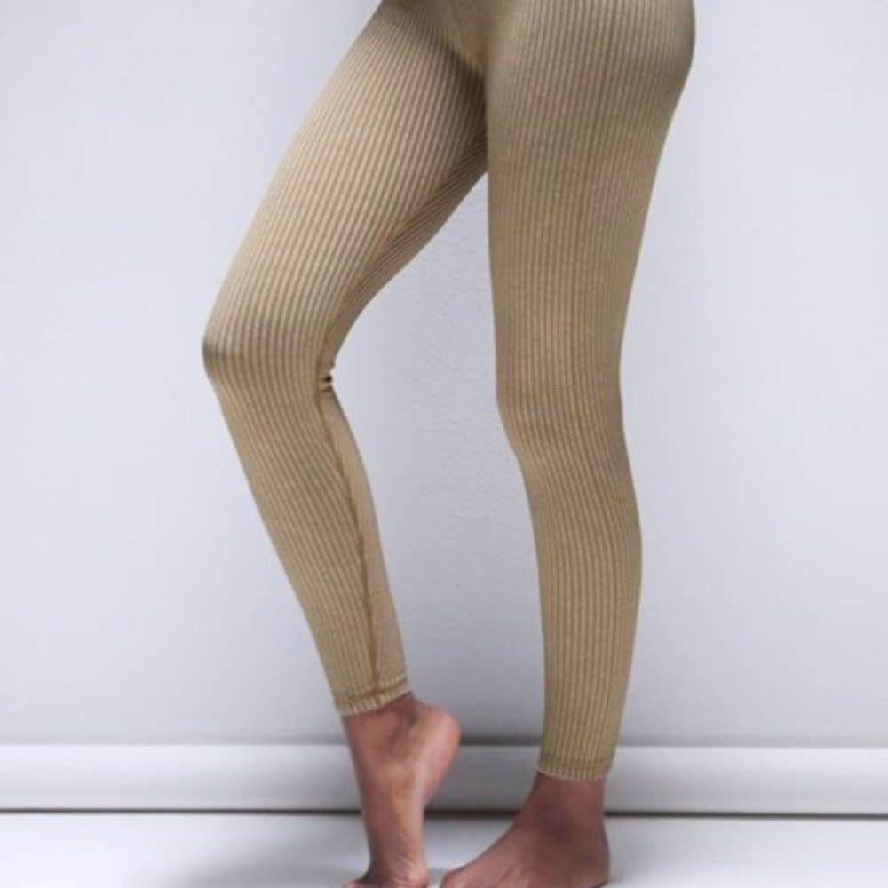 Avocado Rib  legging - Picture 2 of 5